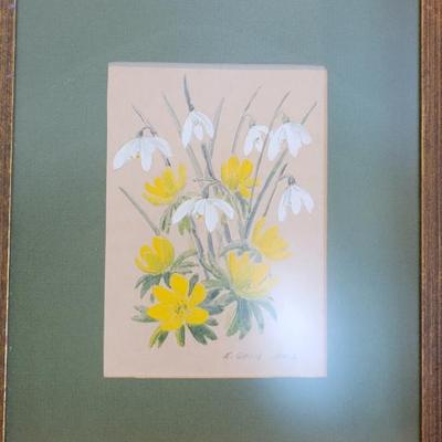 Sale Photo Thumbnail #127: E. Grieg Hall Watercolor 