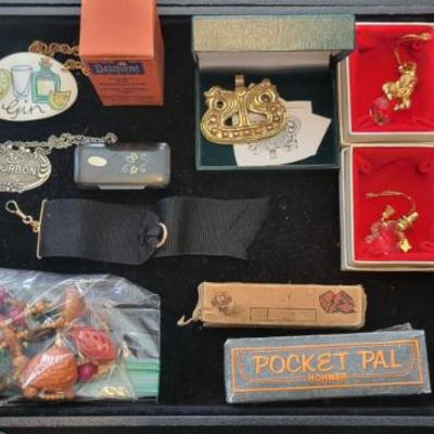 Sale Photo Thumbnail #206: Two Swarovski Ornaments and smalls 