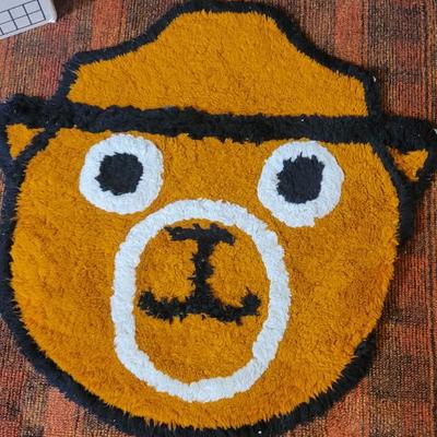 Sale Photo Thumbnail #175: Vintage Smoky the Bear Rug