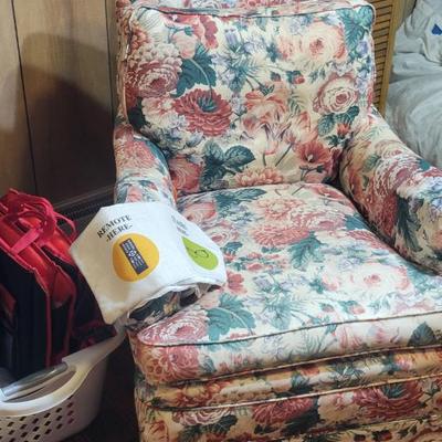 Sale Photo Thumbnail #169: Floral Arm Chair 