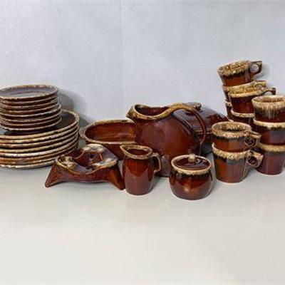 Hull Pottery Brown Drip Collection.jpg