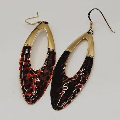 925 Vermeil Sterling Drop Earrings 