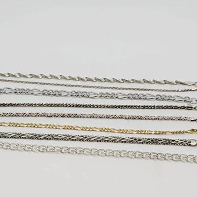 Sterling Bracelet Lot Mixed Styles All 925 Silver 8pc
