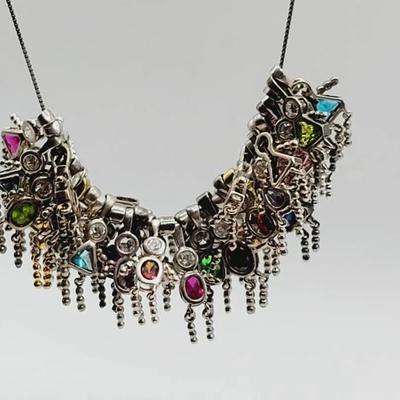 Birthstone Figure Charm Collection 925 Sterling Silver 