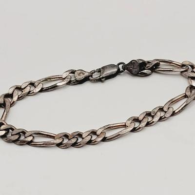 Sterling Heavy Chain Bracelet 925 Silver