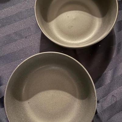 Set of 2 Archi Mantel Stoneware Bowls 