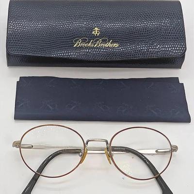 Sale Photo Thumbnail #197: Brooks Brothers Eyewear Eyeglasses with Brooks Brothers Case and Lens Cloth
