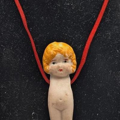Sale Photo Thumbnail #61: Made in Japan Bisque Doll Necklace