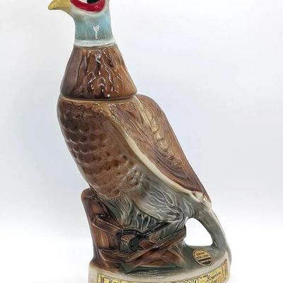 Sale Photo Thumbnail #230: Vintage 1961 Jim Beam Beam's Trophy Pheasant Decanter