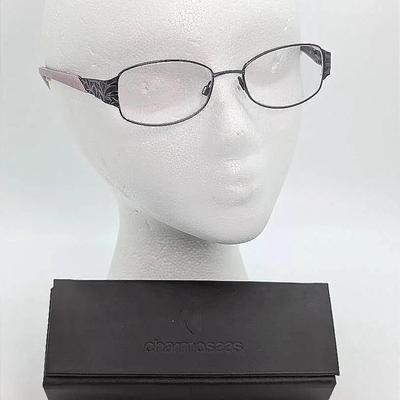 Sale Photo Thumbnail #195: Contemporary Purple Eyewear with Chamossas Eyeglasses Case