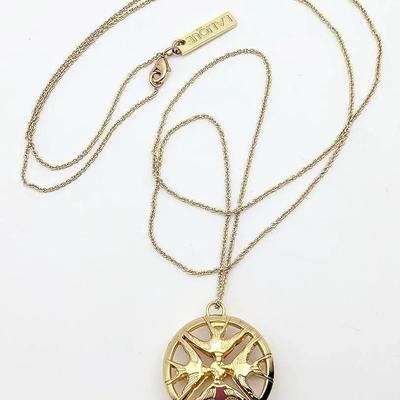 Sale Photo Thumbnail #37: Lalique Swallows Bird Necklace