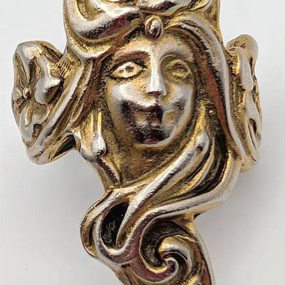 Sale Photo Thumbnail #120: Vintage Art Nouveau Style Venus Ring, Size 5
