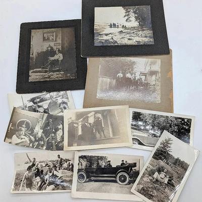 Sale Photo Thumbnail #182: Antique Black and White Photo Lot