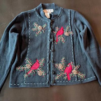 Sale Photo Thumbnail #218: Norm Thompson Cardinal Cardigan