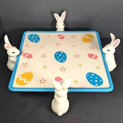 Sale Photo Thumbnail #154: Large Easter Egg Hunt Platter by Temptations by Tara