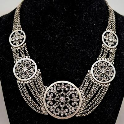 Sale Photo Thumbnail #109: Touchstone Crystal by Swarovski Angelique Collar Necklace