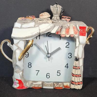 Sale Photo Thumbnail #67: Mosaic One of a Kind Art Clock