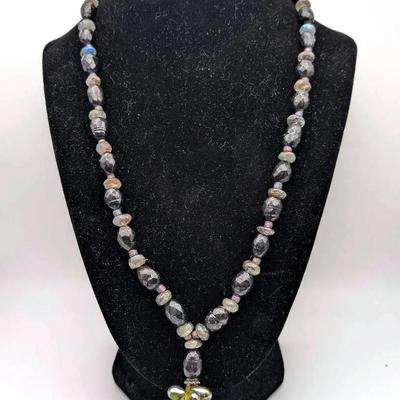 Sale Photo Thumbnail #55: Unique Beaded Necklace