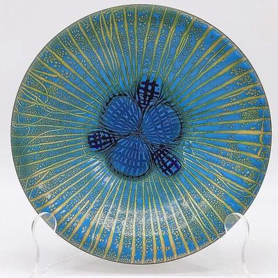 Sale Photo Thumbnail #72: Mid Century Annemarie Davidson Copper and Enamel Plate 8"