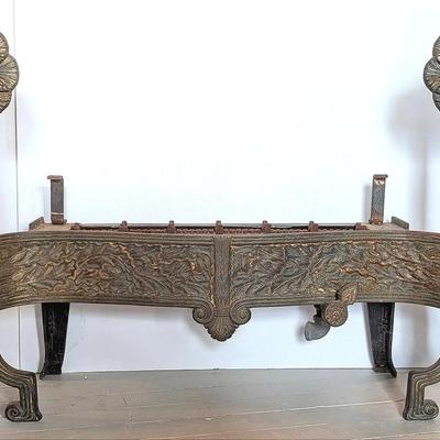 Sale Photo Thumbnail #223: Antique Ornate Gas Fireplace Inserty by the Peerless Manufacturing Co. of Louisville KY