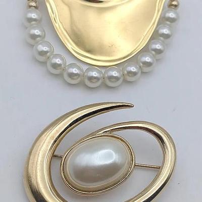 Sale Photo Thumbnail #53: Two Vintage Brooches | Monet | Sutton Hoo