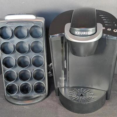Sale Photo Thumbnail #239: Keurig K-Classic Single Serve Coffee Maker and 30 K-Cup Holder