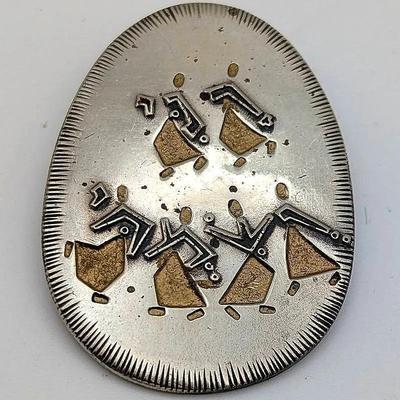 Sale Photo Thumbnail #39: Vintage M. KatzJerusalem "Sing and Rejoice" Brooch