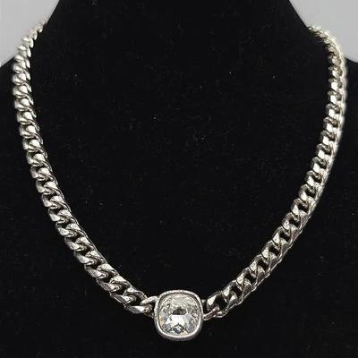 Sale Photo Thumbnail #108: Swarovski Chunky Chain Choker Necklace