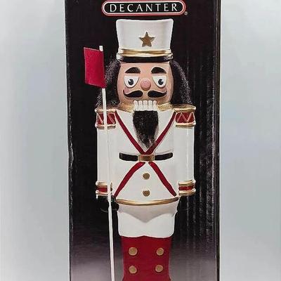 Sale Photo Thumbnail #186: 1991 Jim Beam Nutcracker Decanter New In Box Holiday Collection Series