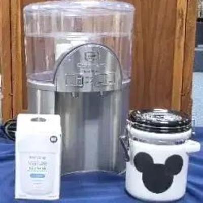 Cuisinart Clean Water Filter and Authentic Vintage Disney "Mickey Mouse" Ceramic Canister 
