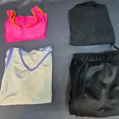 Body Co, Tank Top. Lejay Sports Top, Cambrudge Turtleneck Shirt, Therma Satin Elastic Waist Pants