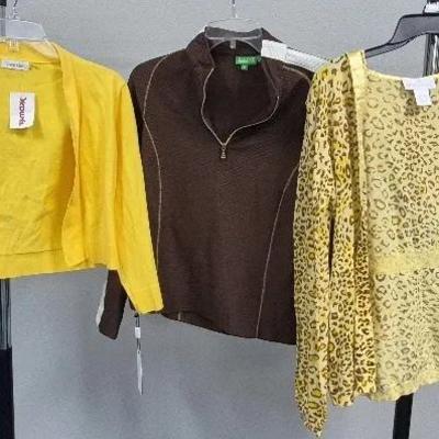 Women's Light Sweaters Sizes Small and Medium By Calvin Klien Soft Surroundings and Tail Tech