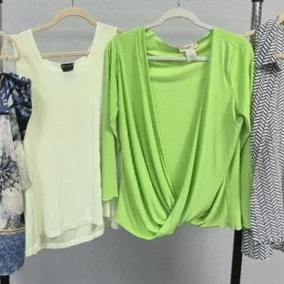 Women's Blouses and Floral Print By Chico's Travel Smith & More 