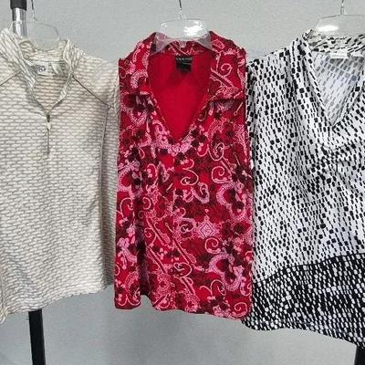 Women's Blouses Sizes Small By Zenergy Gokf and Citiknit 