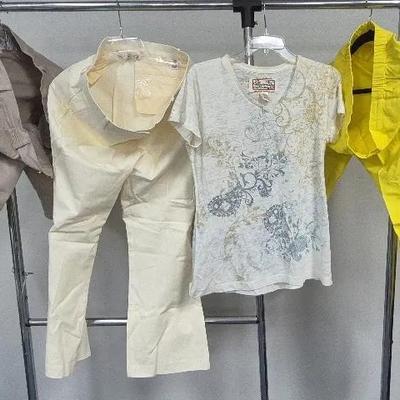 Women's Slacks Shorts and Top Sizes 14 By Isaac Mizrahi Diane Gilman and Adventura