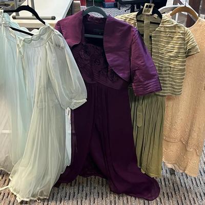 Vintage Women’s Clothing Lot – Dresses, Gowns & Eveningwear (Mixed Designers)