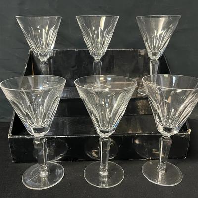 Waterford Crystal “Sheila” Claret Wine Glasses (Set of 6)