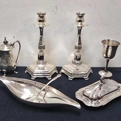 Vintage Silverplate Serving & Tableware Assortment – Rogers, Salem, Germany & India