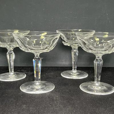 4 Waterford Crystal Sherbet Glasses