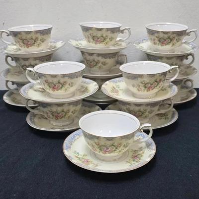 Vintage Grace China Cups & Saucers – Made in Occupied Japan (29 pcs)