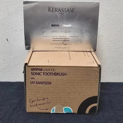Kérastase Specifique Anti-Thinning Treatment & UMMA Diamond Sonic Toothbrush w/ UV Sanitizer (New)