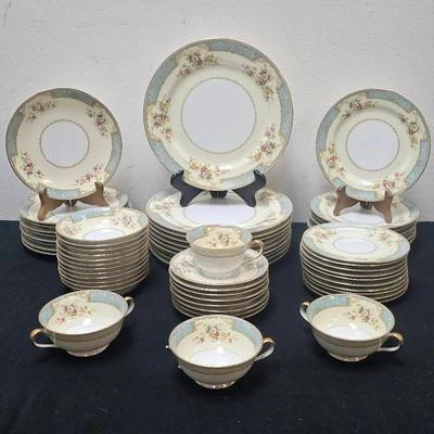 Vintage NORITAKE “Blue Dawn” Dinnerware Group, Japan