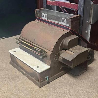 Vintage National Cash Register Co. Cast Iron Cash Register – Dayton, Ohio