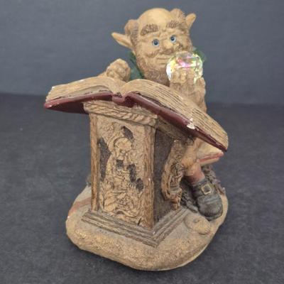 Vintage Limited Edition Tom Clark Little People "Writing the Legend" Gnome Figurine - 5½" Tall