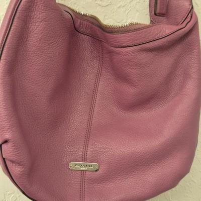 Coach Avery Pebble Leather Hobo Shoulder Bag #F23960