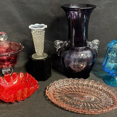 Colorful Blown, Anchor Hocking, And More Glass