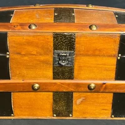 Pirate Style Wooden Chest 