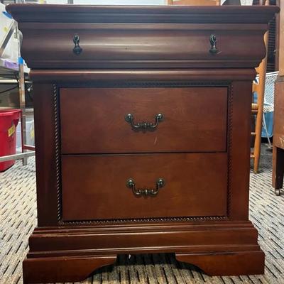 Cherry Wood Night Stand 