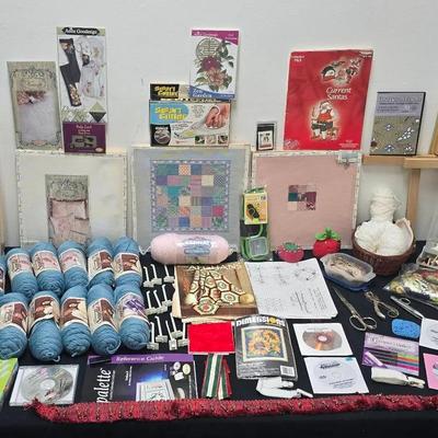 Big Collection of Craft Supplies, Fabric & How-To Magazines