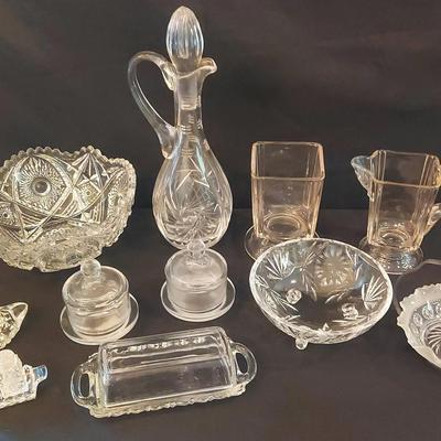 ELEGANT CLEAR GLASS ASSORTMENT